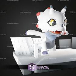 Hiro and Gammamon Digimon STL Files