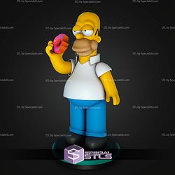 Homer Simpson 80mm STL Files