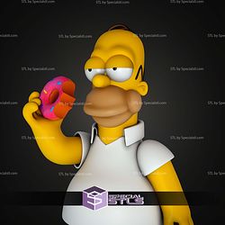 Homer Simpson 80mm STL Files