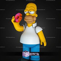 Homer Simpson 80mm STL Files
