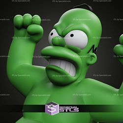 Homer Simpson Hulk STL Files