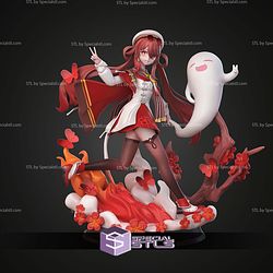 Hutao Ghost 250mm Genshin Impact STL Files