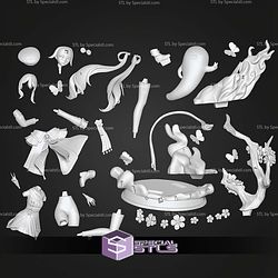 Hutao Ghost 250mm Genshin Impact STL Files