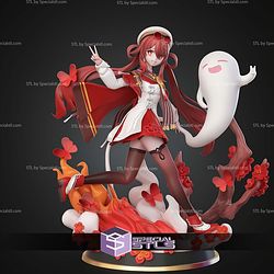 Hutao Ghost 250mm Genshin Impact STL Files