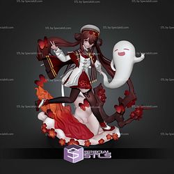 Hutao Ghost 250mm Genshin Impact STL Files