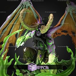 Illidan Stormrage Green Epic 350mm STL Files