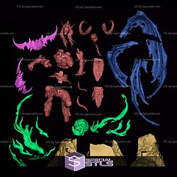 Illidan Stormrage Green Epic 350mm STL Files