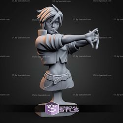 Invisigal Cigarette Bust STL Files