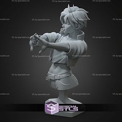 Invisigal Cigarette Bust STL Files