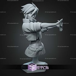 Invisigal Cigarette Bust STL Files