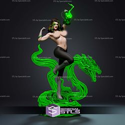 Jessica Cruz Green Lantern Dragon NSFW STL Files