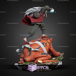 Jiraiya Naruto 331mm STL Files