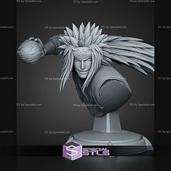 Jiraiya Naruto Bust 129mm STL Files