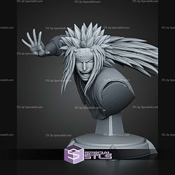 Jiraiya Naruto Bust 129mm STL Files