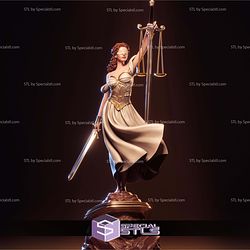 Justice Girl Fanart STL Files