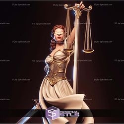 Justice Girl Fanart STL Files