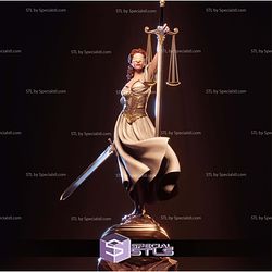 Justice Girl Fanart STL Files