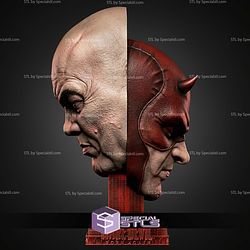 Kingpin and Daredevil Portrait Bust 282mm STL Files