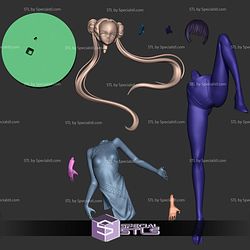 Kisaki Blue Archive 1-7 STL Files