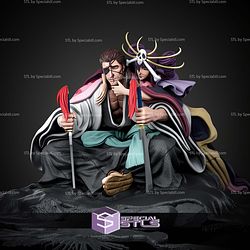 Kyoraku Shunsui Bankai 200mm STL Files