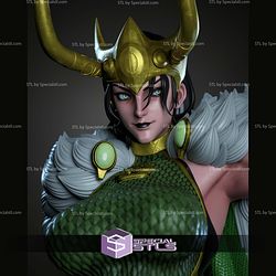 Lady Loki Green Dragon STL Files
