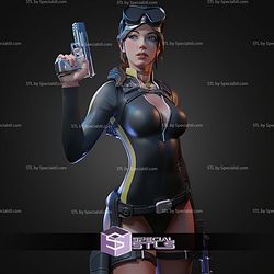 Lara Croft Dive Suit STL Files