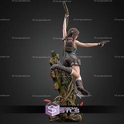Lara Croft Jungle Action 328mm STL Files