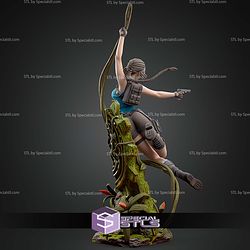 Lara Croft Jungle Action 328mm STL Files