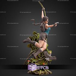 Lara Croft Jungle Action 328mm STL Files