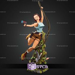 Lara Croft Jungle Action 328mm STL Files