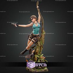 Lara Croft Jungle Action 328mm STL Files