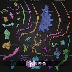 Lara Croft Jungle Action 328mm STL Files