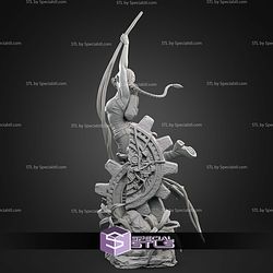 Lara Croft Jungle Action 328mm STL Files