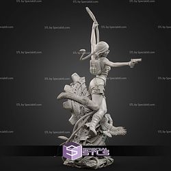Lara Croft Jungle Action 328mm STL Files
