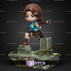 Lara Croft Tomb Raider Chibi 166mm STL Files