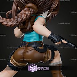 Lara Croft Tomb Raider Chibi 166mm STL Files