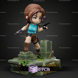Lara Croft Tomb Raider Chibi 166mm STL Files