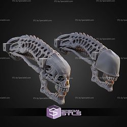 Life Size Xenomorph Skull STL Files