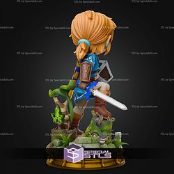 Link Breath of The Wild Chibi 177mm STL Files