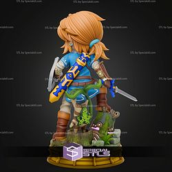 Link Breath of The Wild Chibi 177mm STL Files