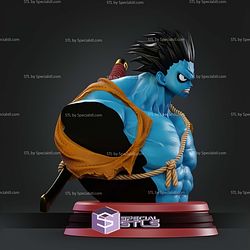 Luffy Nightmare Bust STL Files