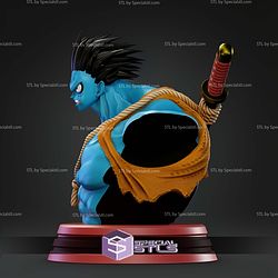 Luffy Nightmare Bust STL Files