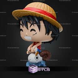 Luffy One Piece Funko 76mm STL Files