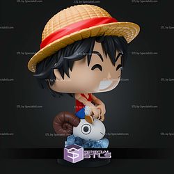 Luffy One Piece Funko 76mm STL Files