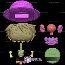 Luffy One Piece Funko 76mm STL Files