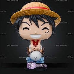 Luffy One Piece Funko 76mm STL Files