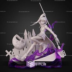 Maka Albarn Soul Eater Diorama 250mm STL Files
