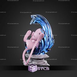 Mew Pokemon Sleeping 1-8 STL Files