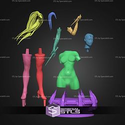 Mileena Standalone 1-6 NSFW STL Files