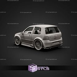 Model Kit Car STL Files Volkswagen Golf R32 MK4